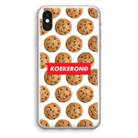 Koekerond: iPhone X Transparant Hoesje - thumbnail