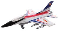 LG Imports straaljager F 16 Typhoon jongens 20 cm wit/rood/blauw