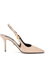 Versace escarpins en cuir 115 mm - Rose - thumbnail