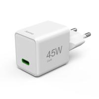 Hama Snellader USB-C PD/QC/GaN Super-Mini-Charger 45 W Wit