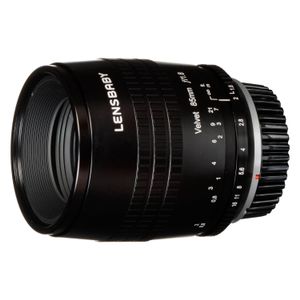 Lensbaby Velvet 85 Pentax K-mount objectief Zwart