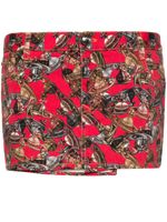 Vivienne Westwood jupe Foam Crazyà imprimé Orb - Rouge