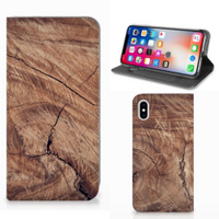 Apple iPhone Xs Max Book Wallet Case Tree Trunk