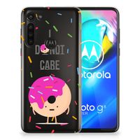 Motorola Moto G8 Power Siliconen Case Donut Roze - thumbnail