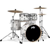 PDP Drums Concept Maple 4-Piece Pearlescent White 4d. shellset