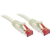 LINDY 47701 RJ45 Netwerkkabel, patchkabel CAT 6 S/FTP 0.50 m Grijs Snagless 1 stuk(s) - thumbnail