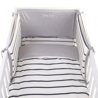 Childhome bedbescherming 170 x 35 cm donker Childhome bedbescherming 170 x 35 cm donker