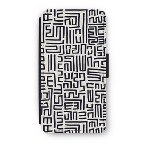 Moroccan Print: iPhone XS Flip Hoesje