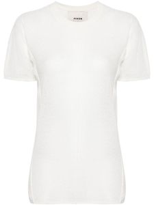 AERON t-shirt Caymen en maille - Blanc