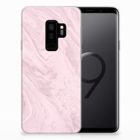 Samsung Galaxy S9 Plus TPU Siliconen Hoesje Marble Pink - Origineel Cadeau Vriendin - thumbnail