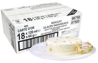 18 stuks Carte d'Or Nougat IJs Individuel 120ml - Online Boodschappen bij Butlon - Voor 12 uur besteld, morgen bezorgd