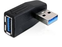 DeLOCK 65341 tussenstuk voor kabels USB 3.0 Zwart