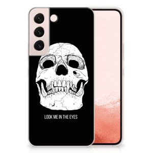 Silicone Back Case Samsung Galaxy S22 Skull Eyes