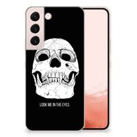 Silicone Back Case Samsung Galaxy S22 Skull Eyes - thumbnail