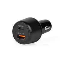 Autolader | 2.0 / 3.0 / 3.25 A | Outputs: 2 | Poorttype: USB-A / USB-C© | 65 W | Automatische Volt - thumbnail