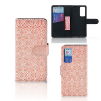 Huawei P40 Telefoon Hoesje Pattern Orange - thumbnail