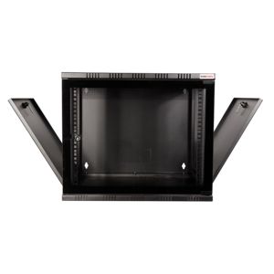 LogiLink 19 WALLMOUNT SOHO BOX 6U 540*400, BLACK, FLATPACK 19inch-wandkast (b x h x d) 540 x 323 x 400 mm 6 HE Zwart (RAL 9005)