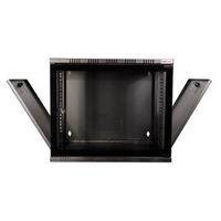 LogiLink 19 WALLMOUNT SOHO BOX 6U 540*400, BLACK, FLATPACK 19inch-wandkast (b x h x d) 540 x 323 x 400 mm 6 HE Zwart (RAL 9005) - thumbnail