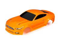 Body, Ford Mustang, Oranje (gespoten, stickers reeds geplakt) - thumbnail