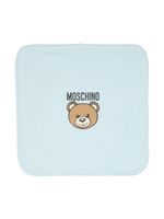 Moschino Kids couverture Teddy Bear à imprimé ourson - Bleu - thumbnail