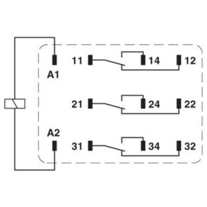 Phoenix Contact REL-PR3- 24AC/3X21 Industrieel relais 1 stuk(s)