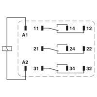 Phoenix Contact REL-PR3- 24AC/3X21 Industrieel relais 1 stuk(s) - thumbnail