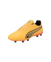PUMA Unisex King Match Fg/Ag voetbalschoen, Sun Stream PUMA Black Sunset Glow, 43 EU
