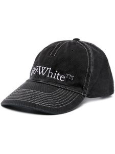 Off-White casquette Bookish à logo brodé - Noir