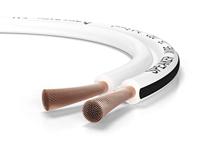 Oehlbach Speaker Wire SP-15 - Stereo HI-FI luidsprekerkabel, luidsprekerkabel met OFC, zuurstofvrij koper, 2 x 1,5 mm² mini-spoel, luidsprekerkabel, 30 m, wit