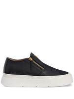 Giuseppe Zanotti baskets Conley Zip en cuir - Noir