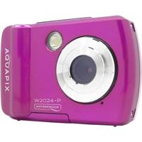 Easypix W2024 waterdichte camera, 14 MP, dubbele vleugels, roze
