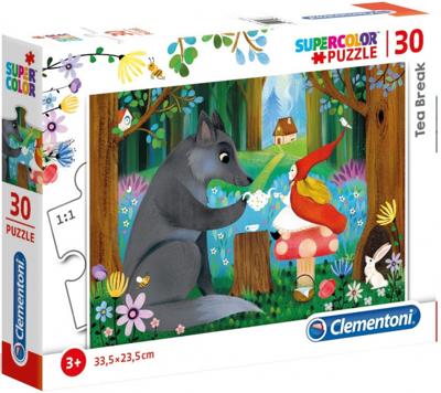 Clementoni legpuzzel Tea Break junior karton 30 stukjes Clementoni legpuzzel Tea Break junior karton 30 stukjes