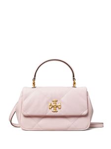 Tory Burch sac à main en cuir à motifs chevrons matelassé - Rose