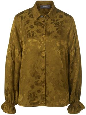 Blouse overhemdkraag Van Mos Mosh groen Blouse overhemdkraag Van Mos Mosh groen