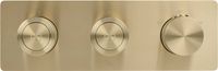 Ben Engraved Line Inbouwmengkraan Geborsteld Messing