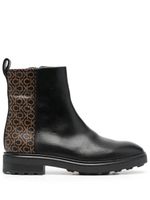 Calvin Klein bottines à motif monogrammé - Noir