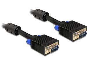 DeLOCK 5m VGA Cable VGA kabel VGA (D-Sub) Zwart