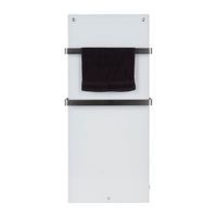 Infraroodpaneel Eurom Sani 600W 115x46.5 cm Badkamerverwarming Met Wi-Fi Wit Eurom