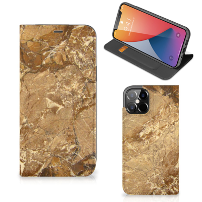 iPhone 12 Pro Max Standcase Marmer Creme iPhone 12 Pro Max Standcase Marmer Creme