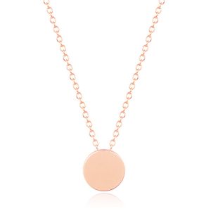 LGT Jewels Dames ketting Munt hanger Rose