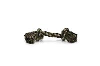 Beeztees Flossy Rope 2 knopen, 125 g, camouflage groen