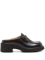 Camper mules Milah 54 mm en cuir - Noir - thumbnail