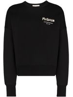 Alexander McQueen sweat à imprimé graffiti - Noir