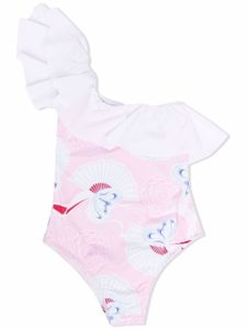 Simonetta maillot de bain à design asymétrique à une épaule - Rose