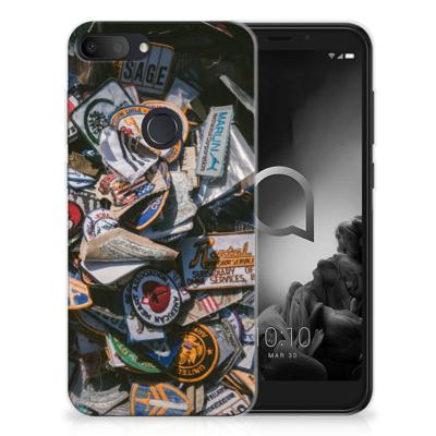 Alcatel 1S (2019) Siliconen Hoesje met foto Badges Alcatel 1S (2019) Siliconen Hoesje met foto Badges