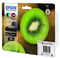 Epson Inktcartridge T02G7, 202XL Origineel Combipack Zwart, Foto zwart, Cyaan, Magenta, Geel C13T02G74010 - thumbnail