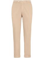 Brunello Cucinelli Mid waist katoenen chino - Beige