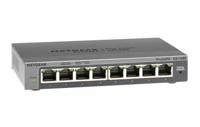 NETGEAR ProSAFE Unmanaged Plus Switch - GS108E - 8 Gigabit Ethernet poorten