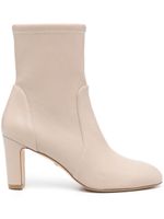 Stuart Weitzman bottines Vida 75 mm en cuir - Tons neutres