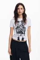 T-shirt met illustratie ontworpen door M. Christian Lacroix - WHITE - L